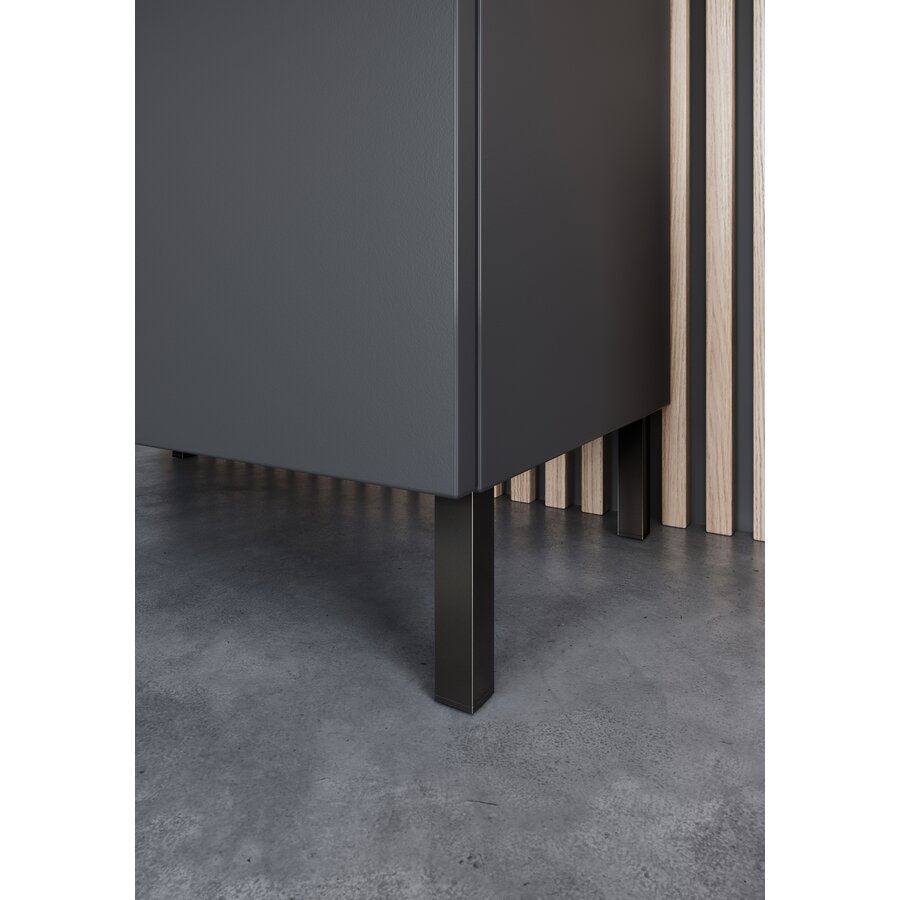 Arcena Grafiet Badmeubel Set Drie Arcena Grafiet Badmeubel Set Drie