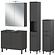 Arcena Grafiet Badmeubel Set Drie