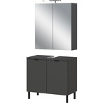 Germania Arcena Grafiet Badmeubel Set Een