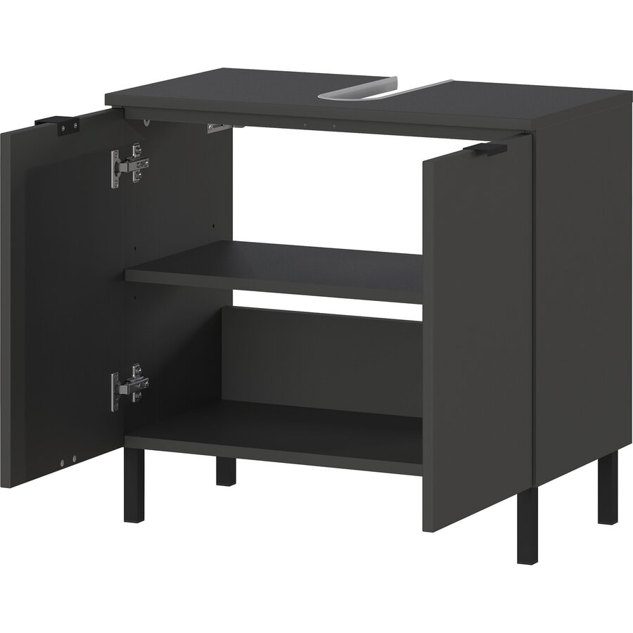 Arcena Grafiet Badmeubel Set Twee Arcena Grafiet Badmeubel Set Twee