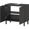 Arcena Grafiet Badmeubel Set Drie