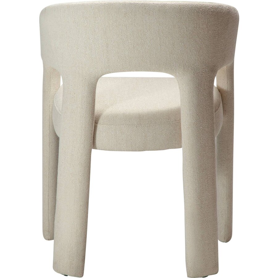 Splendor Beige Bouclé Eetkamerstoel