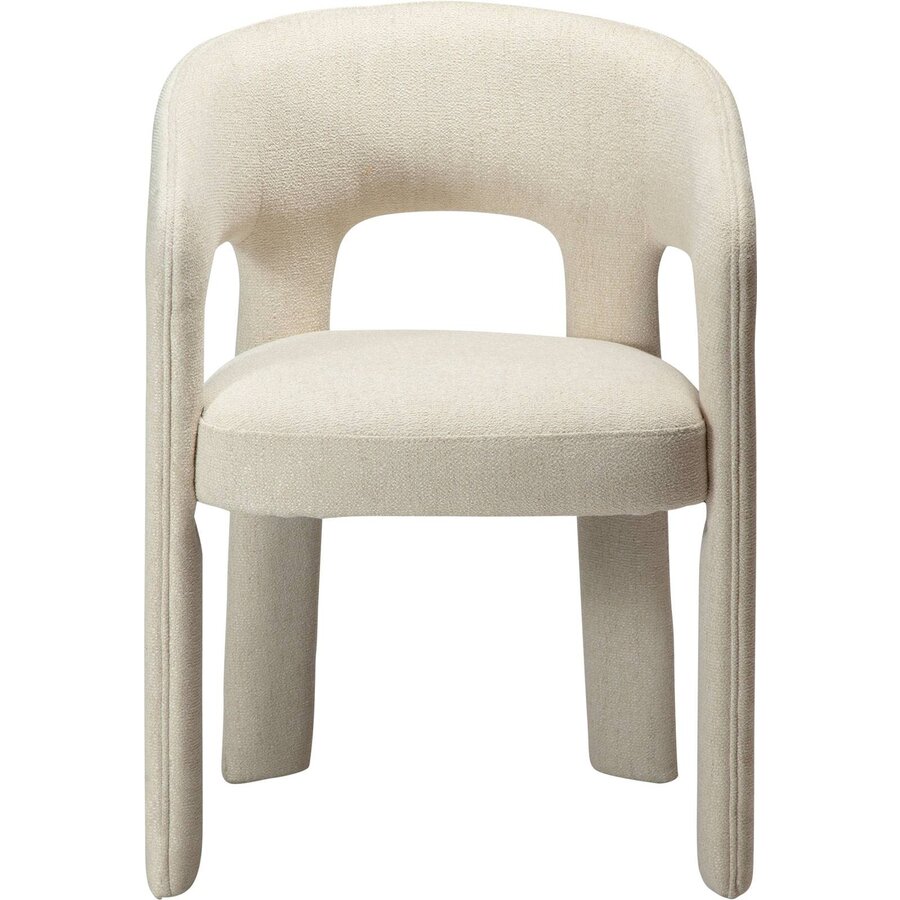 Splendor Beige Bouclé Eetkamerstoel