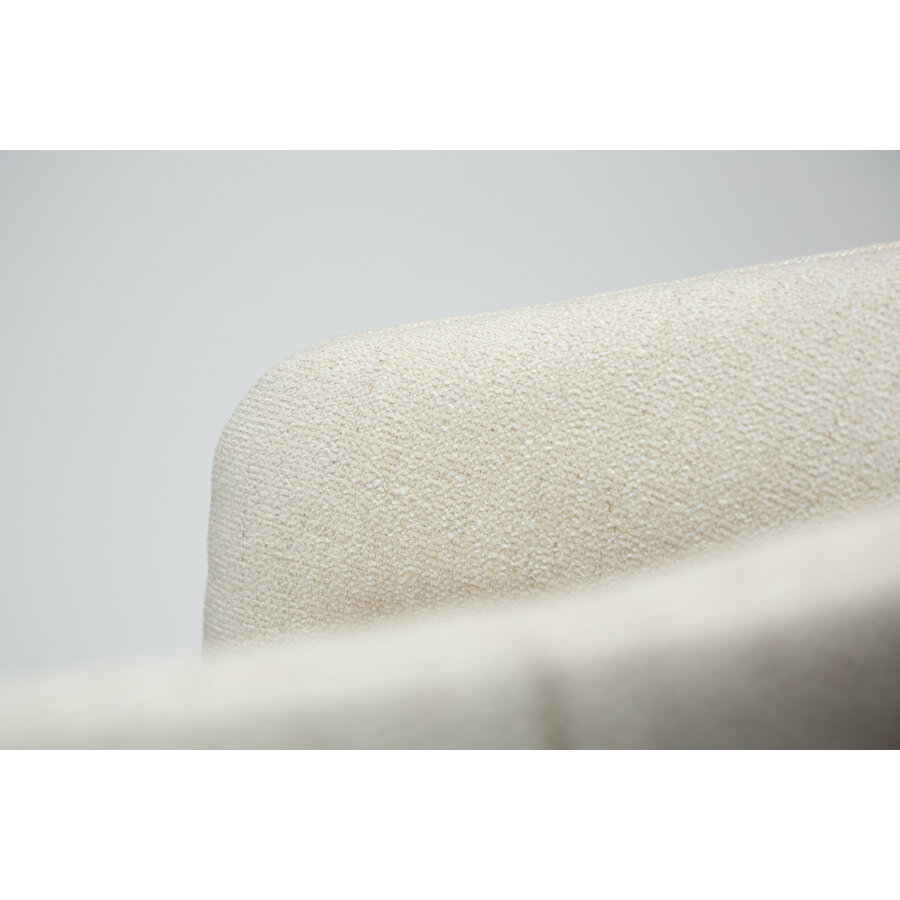 Splendor Beige Bouclé Eetkamerstoel