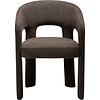 Splendor Bruin Bouclé Eetkamerstoel