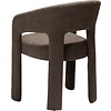 Splendor Bruin Bouclé Eetkamerstoel