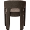 Splendor Bruin Bouclé Eetkamerstoel