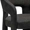 Splendor Zwart Bouclé Eetkamerstoel
