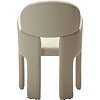 Aole Beige Bouclé Eetkamerstoel