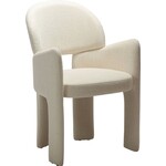 Dan Form Aole Beige Bouclé Eetkamerstoel Dan Form Aole Beige Bouclé Eetkamerstoel