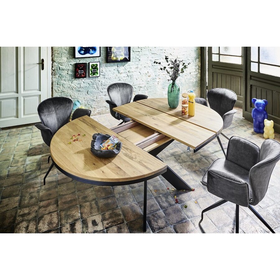 Nottingham Tweedekans Uitschuifbaar Eettafel Geolied Eiken Nottingham Tweedekans Uitschuifbaar Eettafel Geolied Eiken