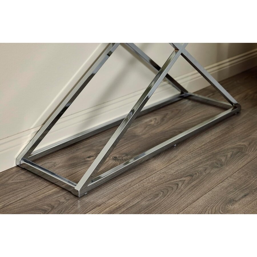 Xtra Glas / Chroom Sidetable