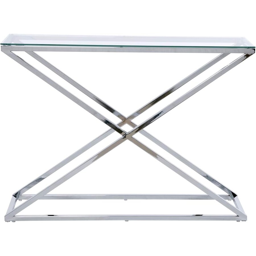 Xtra Glas / Chroom Sidetable