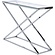 Xtra Glas / Chroom Sidetable Xtra Glas / Chroom Sidetable