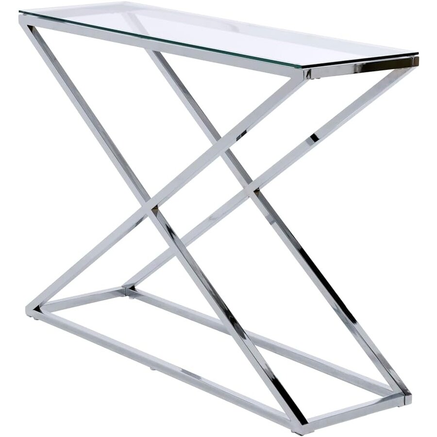Xtra Glas / Chroom Sidetable