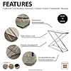 Xtra Glas / Chroom Sidetable