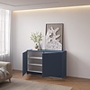 Elva Turin Rookblauw Dressoir 123 cm