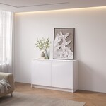 Artego Design Elva Hoogglans Alpine Wit 123 cm Dressoir Artego Design Elva Hoogglans Alpine Wit 123 cm Dressoir