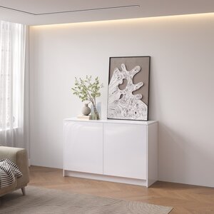 Artego Design Elva Hoogglans Alpine Wit 123 cm Dressoir