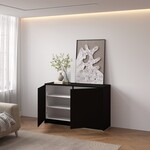 Artego Design Elva Turin 123 cm Dressoir Zwart Artego Design Elva Turin 123 cm Dressoir Zwart