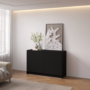 Artego Design Elva Turin 123 cm Dressoir Zwart Artego Design Elva Turin 123 cm Dressoir Zwart