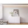 Elva Alpine Wit 123 cm Dressoir Elva Alpine Wit 123 cm Dressoir