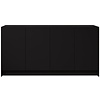 Elva Turin 163 cm Dressoir Zwart Elva Turin 163 cm Dressoir Zwart