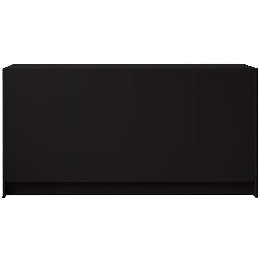 Elva Turin 163 cm Dressoir Zwart Elva Turin 163 cm Dressoir Zwart