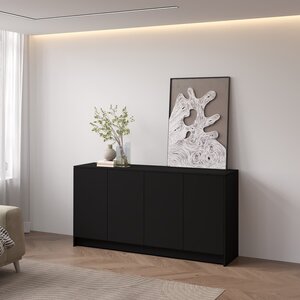 Artego Design Elva Turin 163 cm Dressoir Zwart