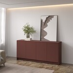 Artego Design Elva Pastell Oxydrood Dressoir 183 cm Artego Design Elva Pastell Oxydrood Dressoir 183 cm