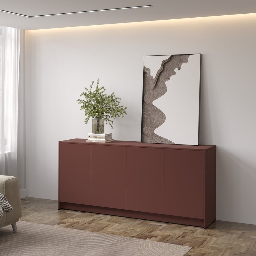 Elva Pastell Oxydrood Dressoir 183 cm Elva Pastell Oxydrood Dressoir 183 cm