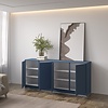 Elva Turin Rookblauw Dressoir 183 cm