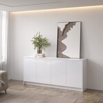 Artego Design Elva Hoogglans Alpine Wit 183 cm Dressoir Artego Design Elva Hoogglans Alpine Wit 183 cm Dressoir