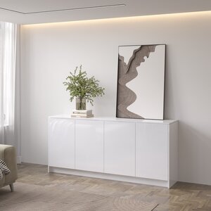 Artego Design Elva Hoogglans Alpine Wit 183 cm Dressoir