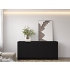 Elva Turin 183 cm Dressoir Zwart Elva Turin 183 cm Dressoir Zwart