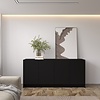 Elva Turin 183 cm Dressoir Zwart Elva Turin 183 cm Dressoir Zwart
