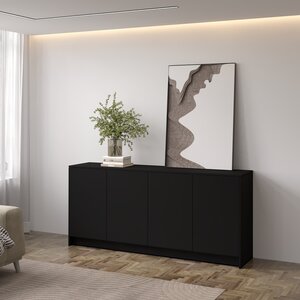 Artego Design Elva Turin 183 cm Dressoir Zwart