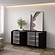 Elva Turin 183 cm Dressoir Zwart Elva Turin 183 cm Dressoir Zwart