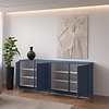 Elva Turin Rookblauw Dressoir 203 cm