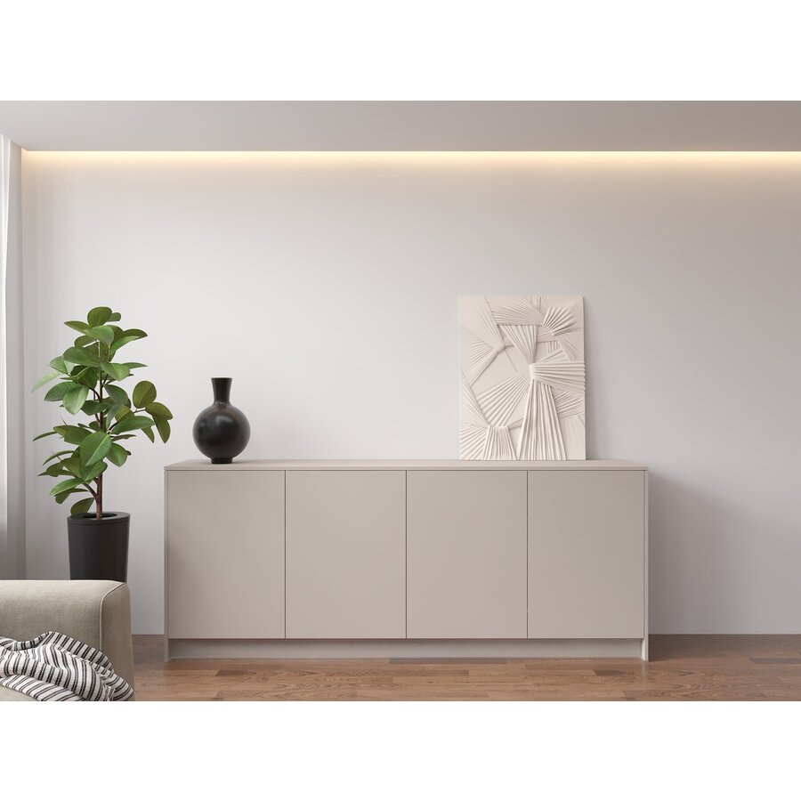 Elva Turin 203 cm Dressoir Cashmere Elva Turin 203 cm Dressoir Cashmere