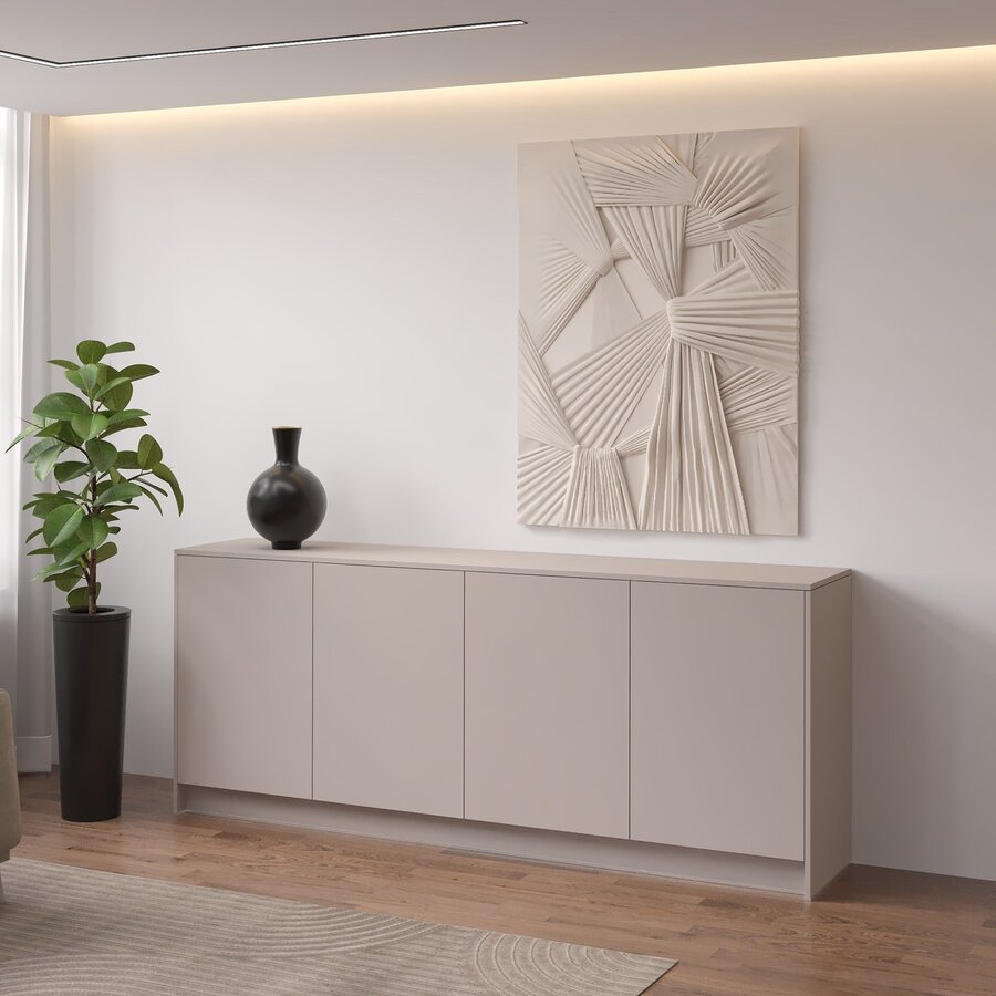 Elva Turin 203 cm Dressoir Cashmere Elva Turin 203 cm Dressoir Cashmere