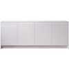 Elva Hoogglans Alpine Wit 203 cm Dressoir