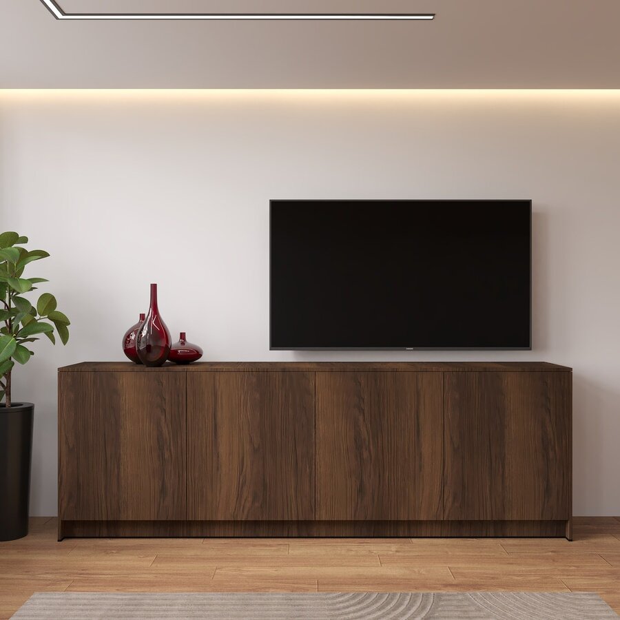 Elva Trentino Walnoot Dressoir 243 cm Elva Trentino Walnoot Dressoir 243 cm