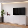 Elva Hoogglans Alpine Wit 243 cm Dressoir