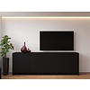 Elva Turin 243 cm Dressoir Zwart Elva Turin 243 cm Dressoir Zwart