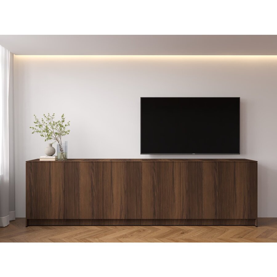 Elva Trentino Walnoot Dressoir 273 cm
