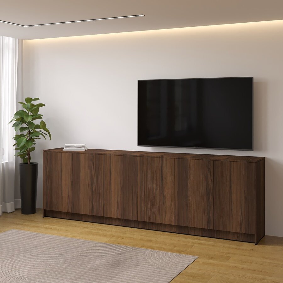 Elva Trentino Walnoot Dressoir 273 cm