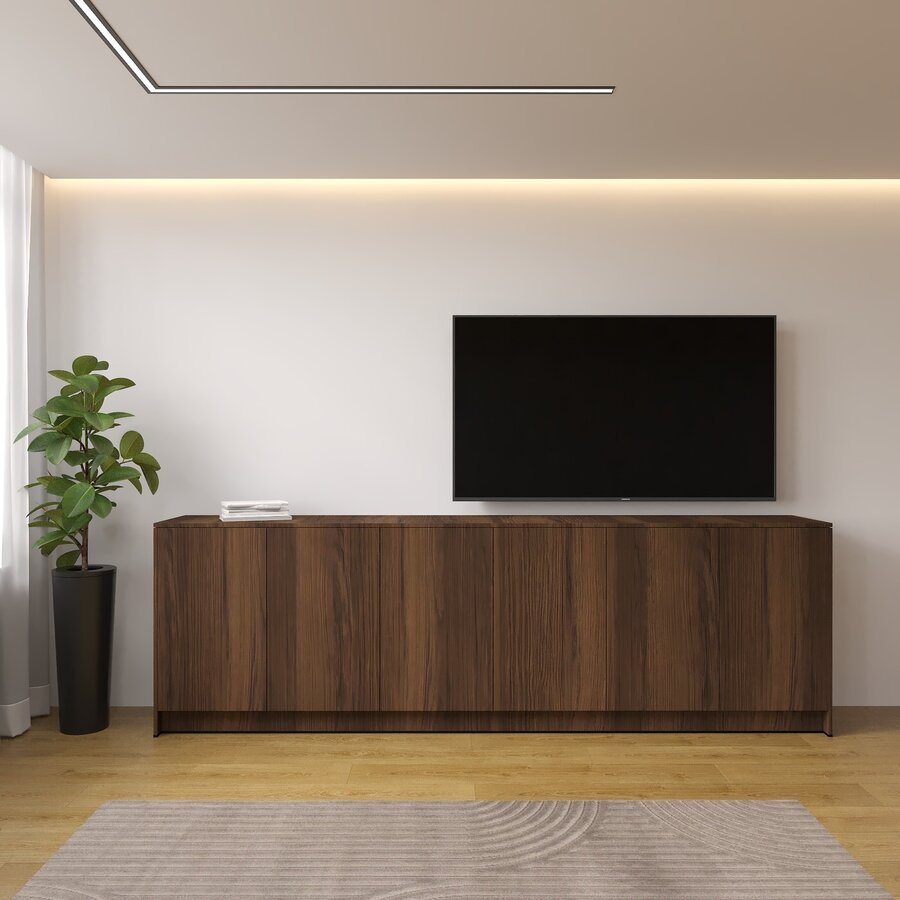 Elva Trentino Walnoot Dressoir 273 cm