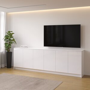 Artego Design Elva Hoogglans Alpine Wit 273 cm Dressoir