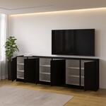 Artego Design Elva Turin 273 cm Dressoir Zwart Artego Design Elva Turin 273 cm Dressoir Zwart